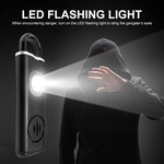 Portachiavi allarme ricaricabile 130 dB con LED