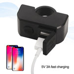 Caricabatterie Dual USB 5V 3A per Moto con Interruttore