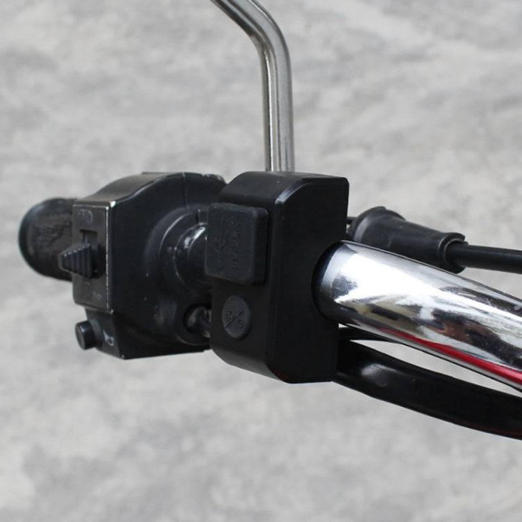 Caricabatterie Dual USB 5V 3A per Moto con Interruttore