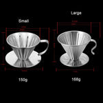 Filtro caffè pour-over acciaio inox doppio strato