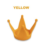 Set 2 pezzi decorazione casco moto corona in silicone