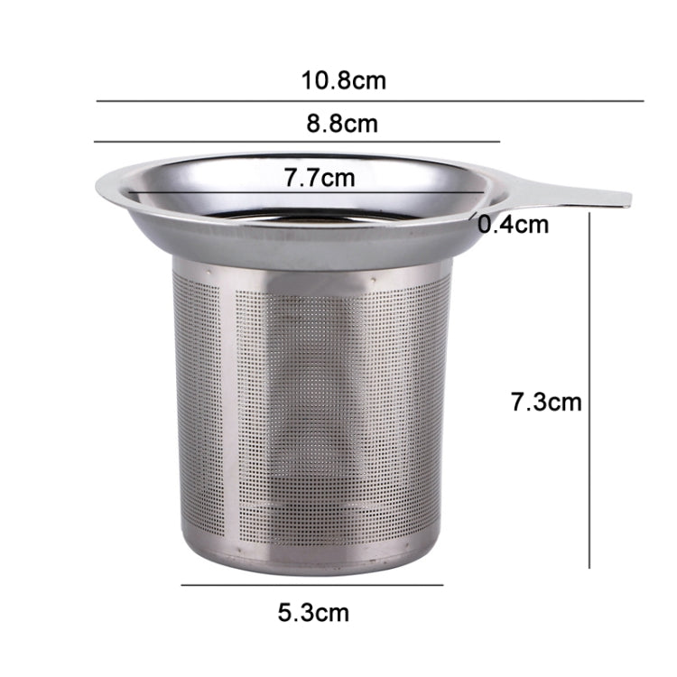 Filtro in acciaio inox 304 per teiera con manico