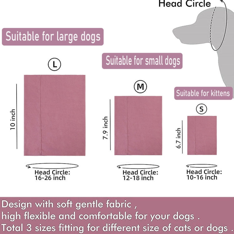 Cuffie impermeabili Pet Grooming in flanella S, M, L
