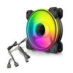 Ventola raffreddamento PC 12 cm PWM ARGB COOLMOON