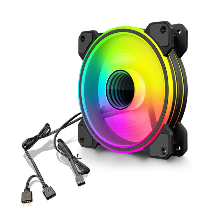 Ventola raffreddamento PC 12 cm PWM ARGB COOLMOON
