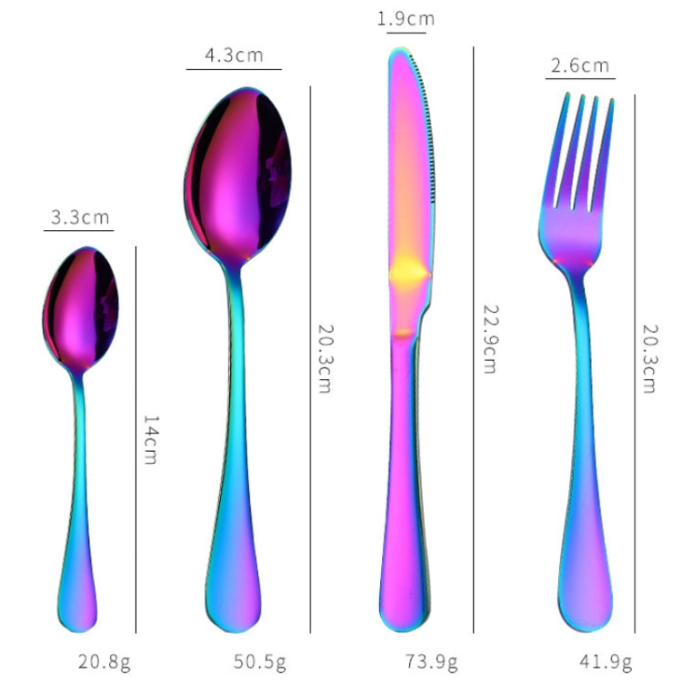 Set 4 pezzi coltelli e forchetta da bistecca in acciaio inox