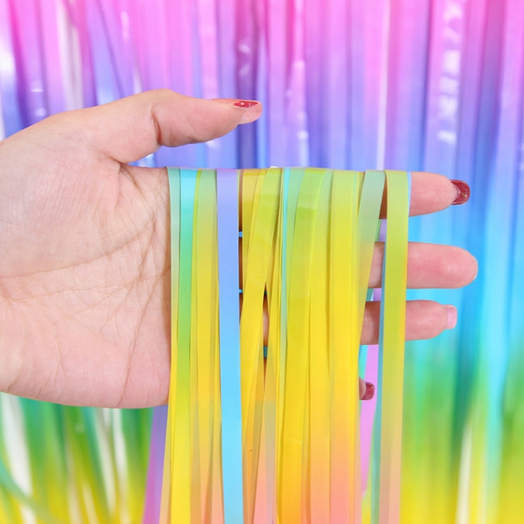 Tenda decorativa pioggia 2m per feste di compleanno