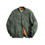 Bomber retrò da baseball reversibile per autunno e inverno