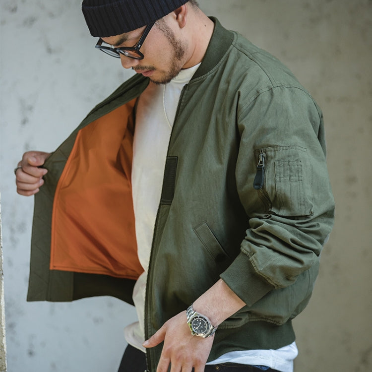 Bomber retrò da baseball reversibile per autunno e inverno