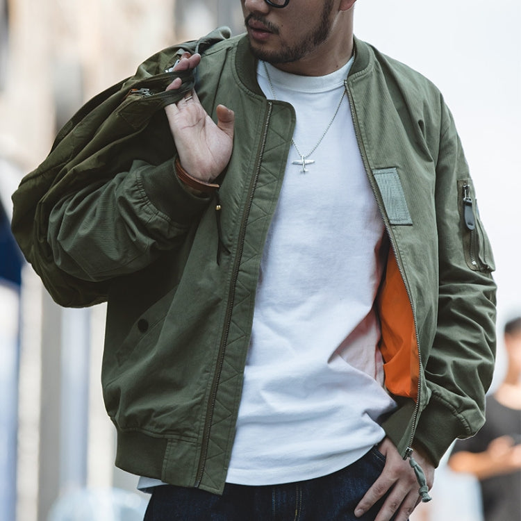 Bomber retrò da baseball reversibile per autunno e inverno