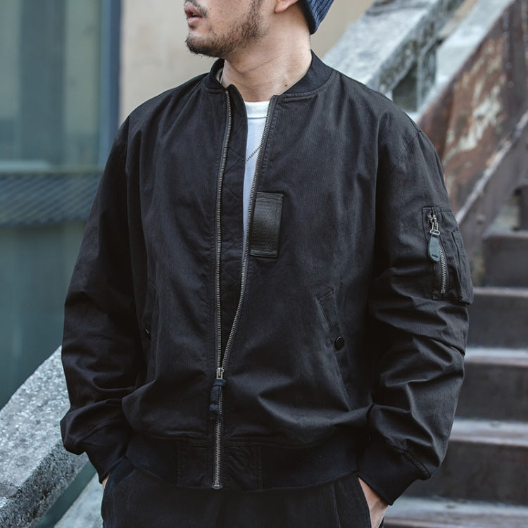 Bomber retrò da baseball reversibile per autunno e inverno