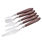 Set 10 coltelli per pittura a guazzo manico plastica
