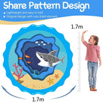 Irrigatore gonfiabile per prato bambini 1,7 m in PVC
