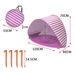 Tenda da spiaggia pieghevole per bambini con parasole