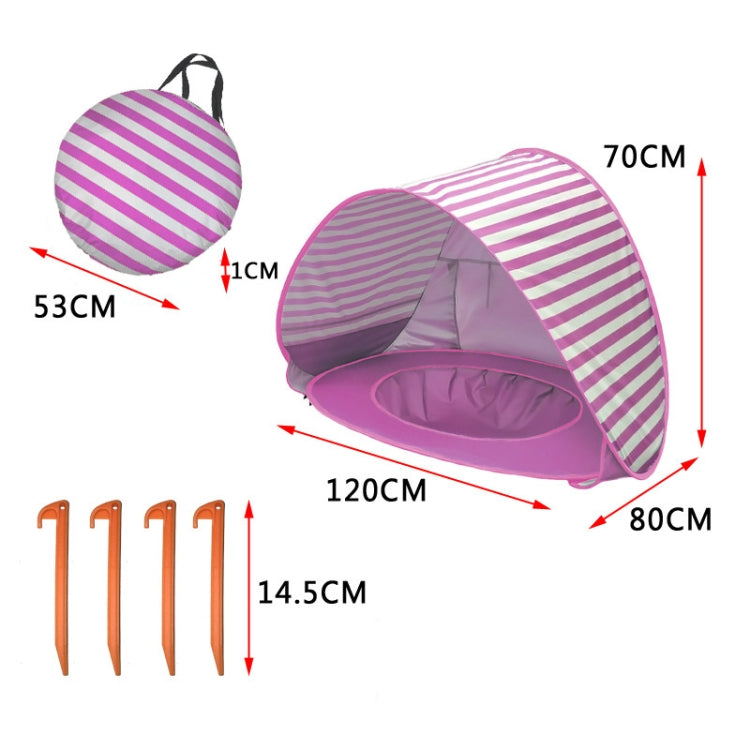 Tenda da spiaggia pieghevole per bambini con parasole