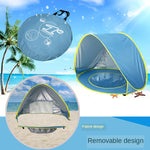 Tenda da spiaggia pieghevole per bambini con parasole