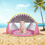 Tenda da spiaggia pieghevole per bambini con parasole