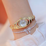 Orologio donna ovale BS Bee Sister FA1540 con diamanti
