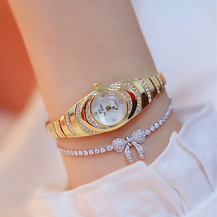 Orologio donna ovale BS Bee Sister FA1540 con diamanti