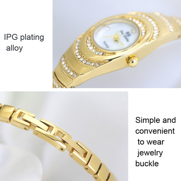 Orologio donna ovale BS Bee Sister FA1540 con diamanti