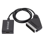 Convertitore HDMI a SCART 1080p con cavo USB 70cm