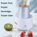 Tazza refrigerante portatile 300ml per auto USB bianca