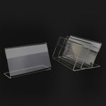 Mini porta etichette in acrilico trasparente 70x40mm