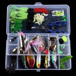 HENGJIA Esca Morbida Spigola per Pesca 110 Pezzi