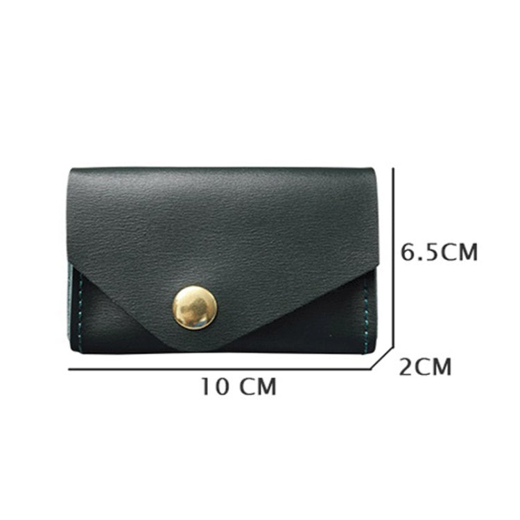 Portacarte in pelle impermeabile con chiusura magnetica
