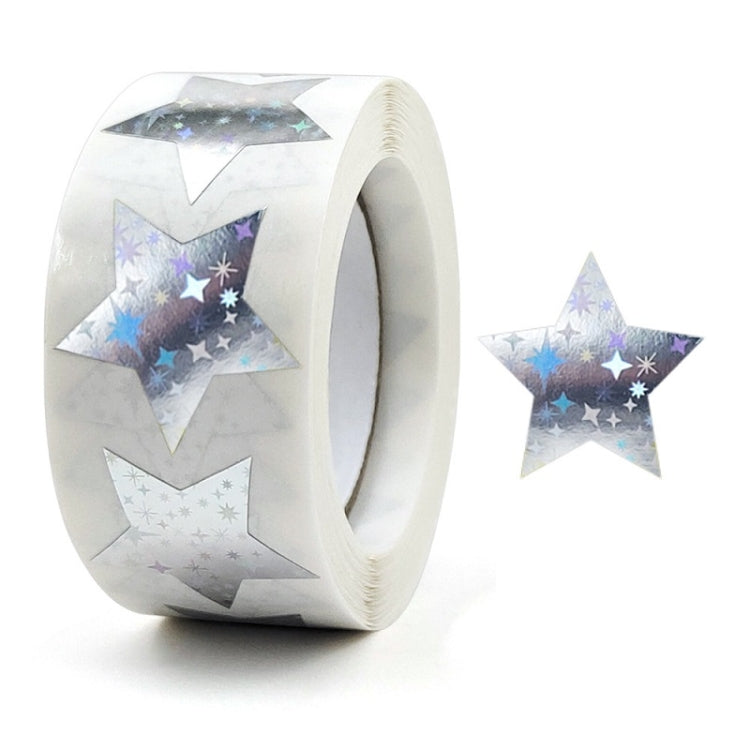 Adesivi stelle colorate 25mm confezione da 10 pezzi