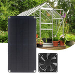 Mini ventilatore solare 10W 12V con pannello monocristallino - immagine 2