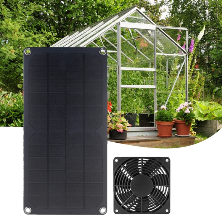 Mini ventilatore solare 10W 12V con pannello monocristallino - immagine 2