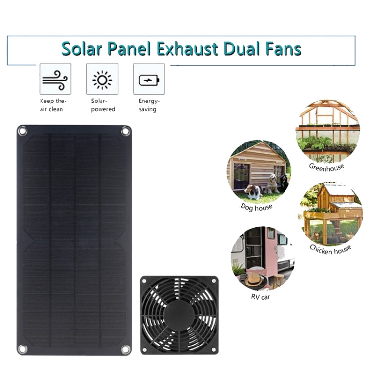 Mini ventilatore solare 10W 12V con pannello monocristallino - immagine 6