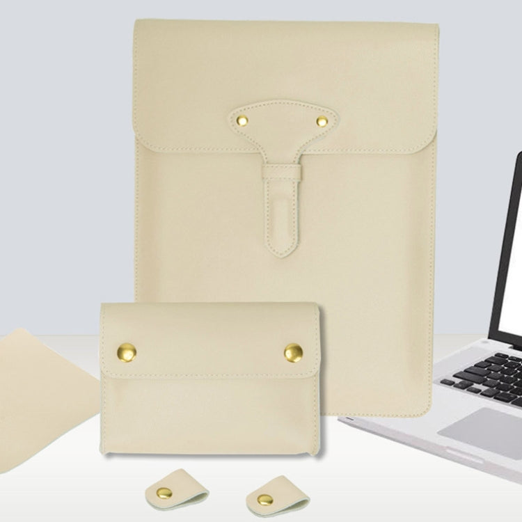 Borsa per laptop in pelle impermeabile 13-15 pollici
