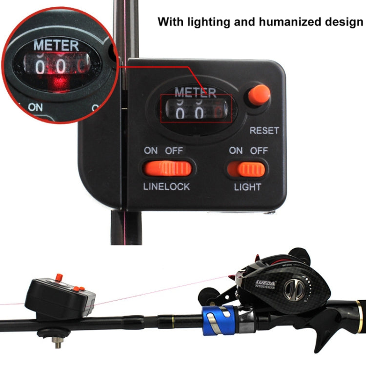 Contatore manuale lunghezza linea da pesca 0-99,9 m