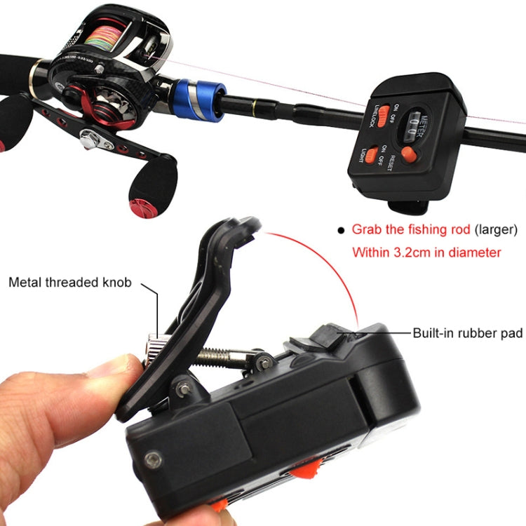 Contatore manuale lunghezza linea da pesca 0-99,9 m