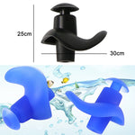 Set 10 tappi per orecchie in silicone impermeabili da nuoto