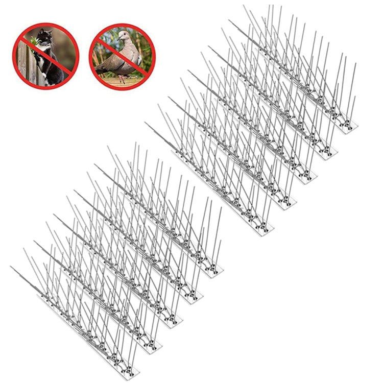 Dispositivo repellente per uccelli in acciaio inox 25cm 10 pezzi