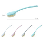 Spazzola da bagno per capelli in nylon manico lungo