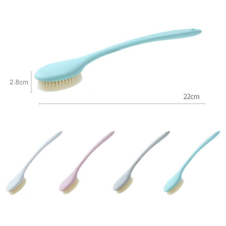 Spazzola da bagno per capelli in nylon manico lungo