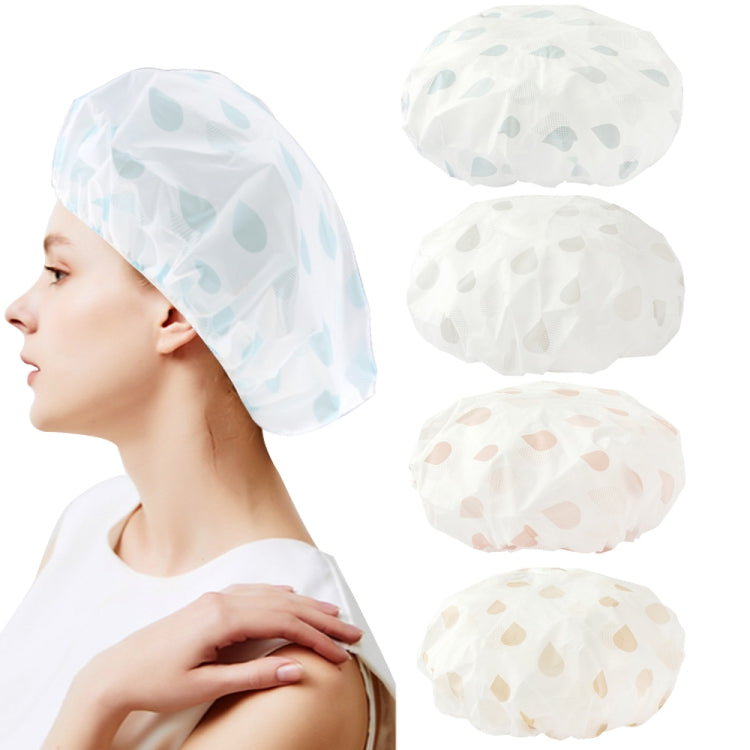 Set 10 cappelli da doccia impermeabili in PEVA