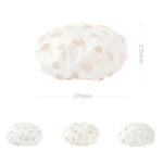 Set 10 cappelli da doccia impermeabili in PEVA