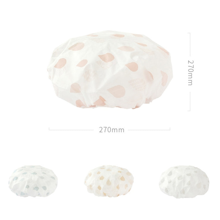 Set 10 cappelli da doccia impermeabili in PEVA