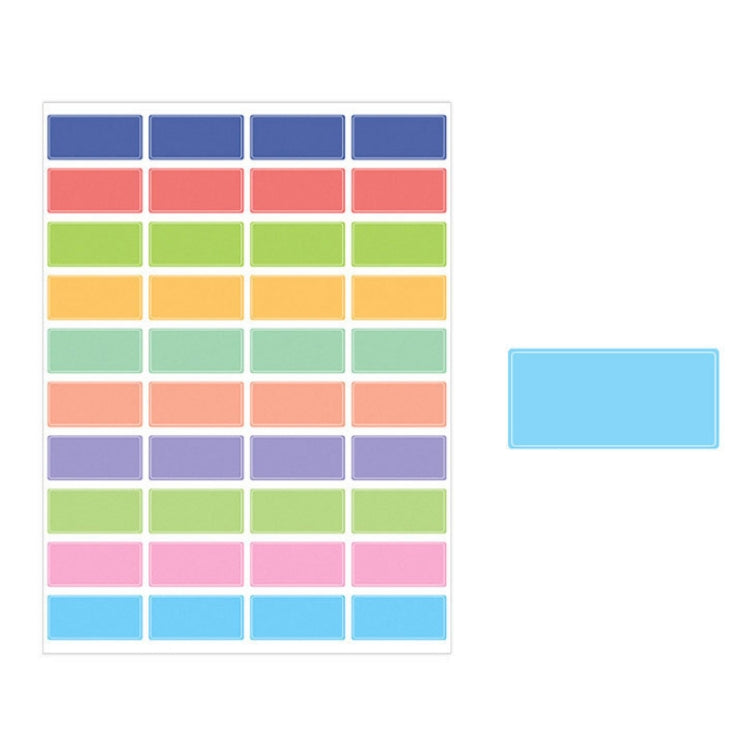 5 confezioni adesivi etichette quadrate colorate bambini