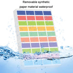 5 confezioni adesivi etichette quadrate colorate bambini