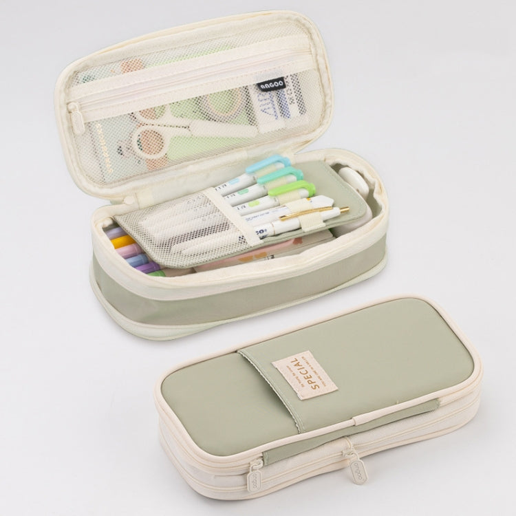Angoo Astuccio Macaron doppio strato grande capacità