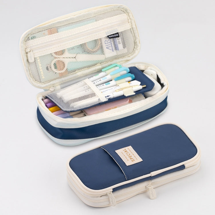 Angoo Astuccio Macaron doppio strato grande capacità