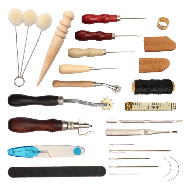 Set strumenti per cucito e lavorazione pelle 29 o 48 pezzi