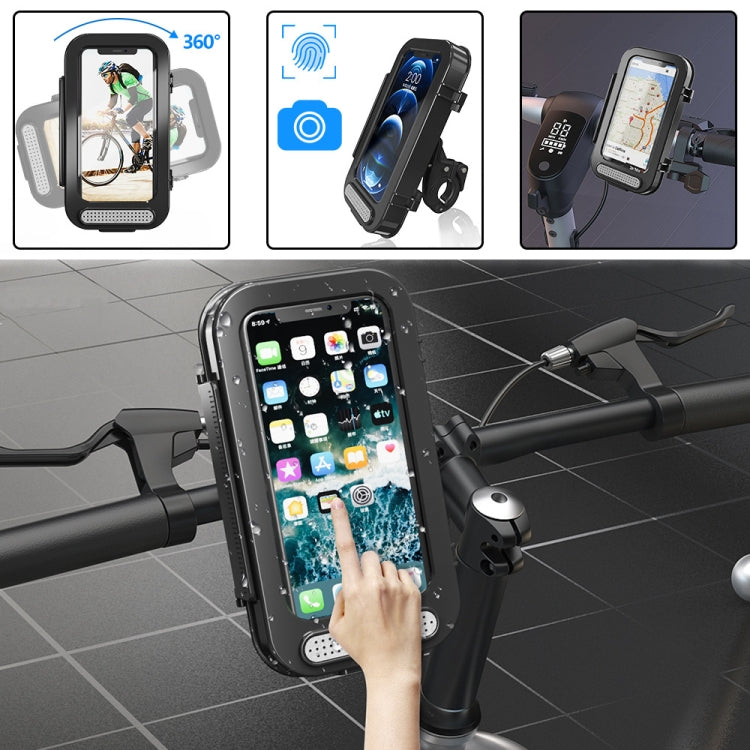 Borsa impermeabile porta telefono per bici e moto 5,5-7"