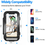 Borsa impermeabile porta telefono per bici e moto 5,5-7"